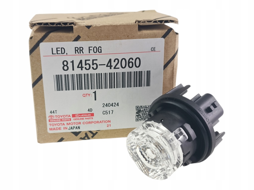 фото №1, Toyota rav4 iv prius lexus nx лампочка цоколь задняя led 81455-42060 оригинал