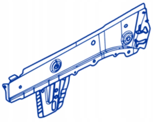 фото №1, Лонжерон правая dacia duster ii