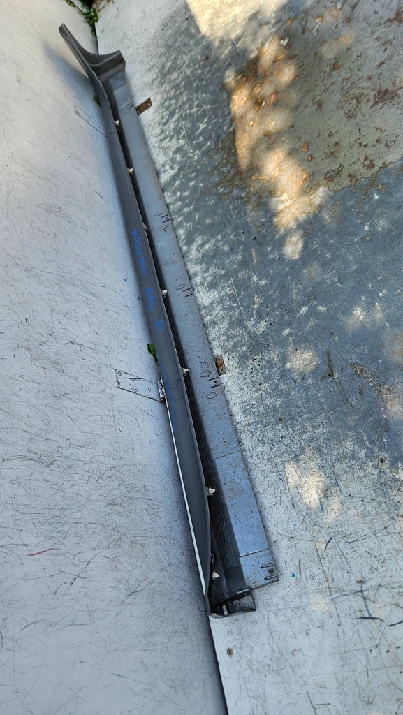 фото №11, Mitsubishi lancer viii правый порог молдинг порог накладка