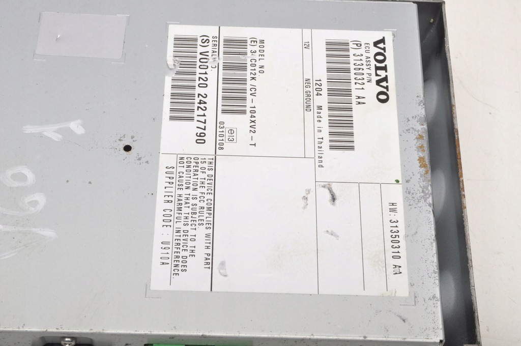 фото №3, Volvo s60 ii v60 усилитель радио 31360321aa