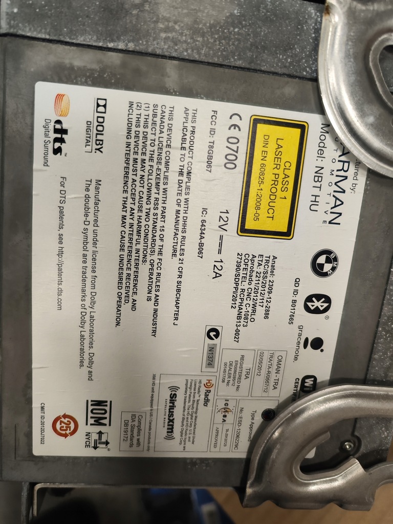 фото №5, Радио навигация nbt harman bmw i3 9351681