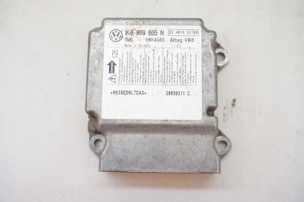 фото №1, Модуль датчик air bag vw golf v plus 1k0909605n