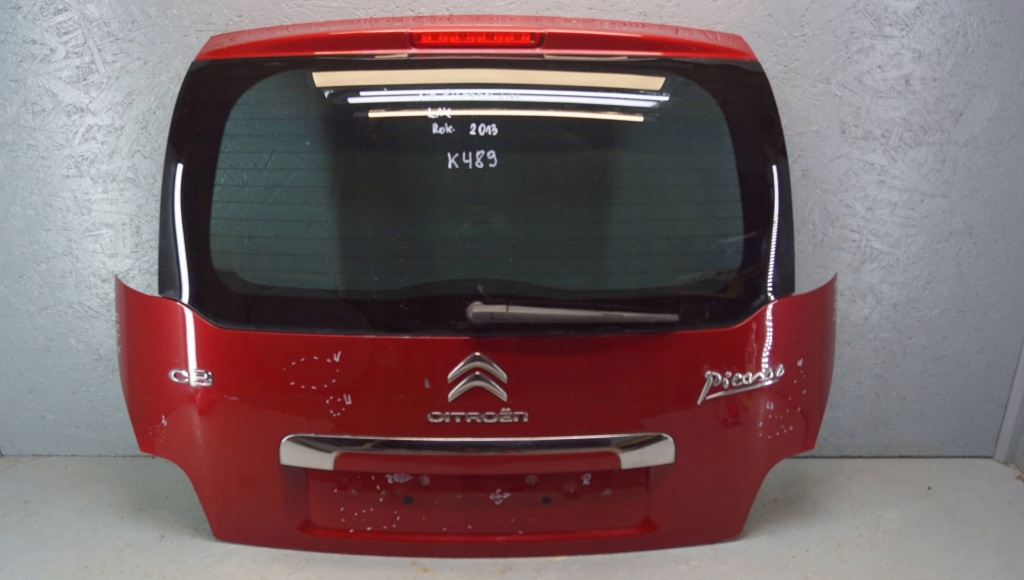 фото №2, Крышка багажника багажника задняя citroen c3 picasso lift k489