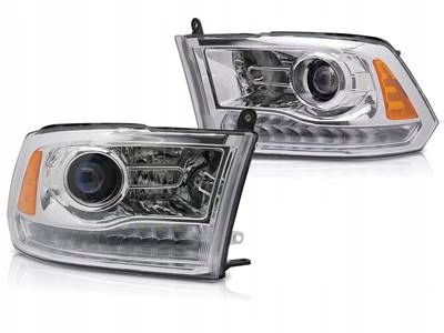 фото №1, Лампы фары dodge ram 09-18 хром led