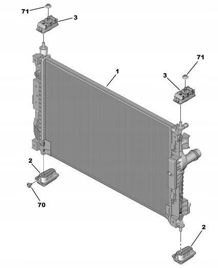 фото №7, Штифт крепления радиатора trafic ii iii vivaro vivaro b talento nv300 org