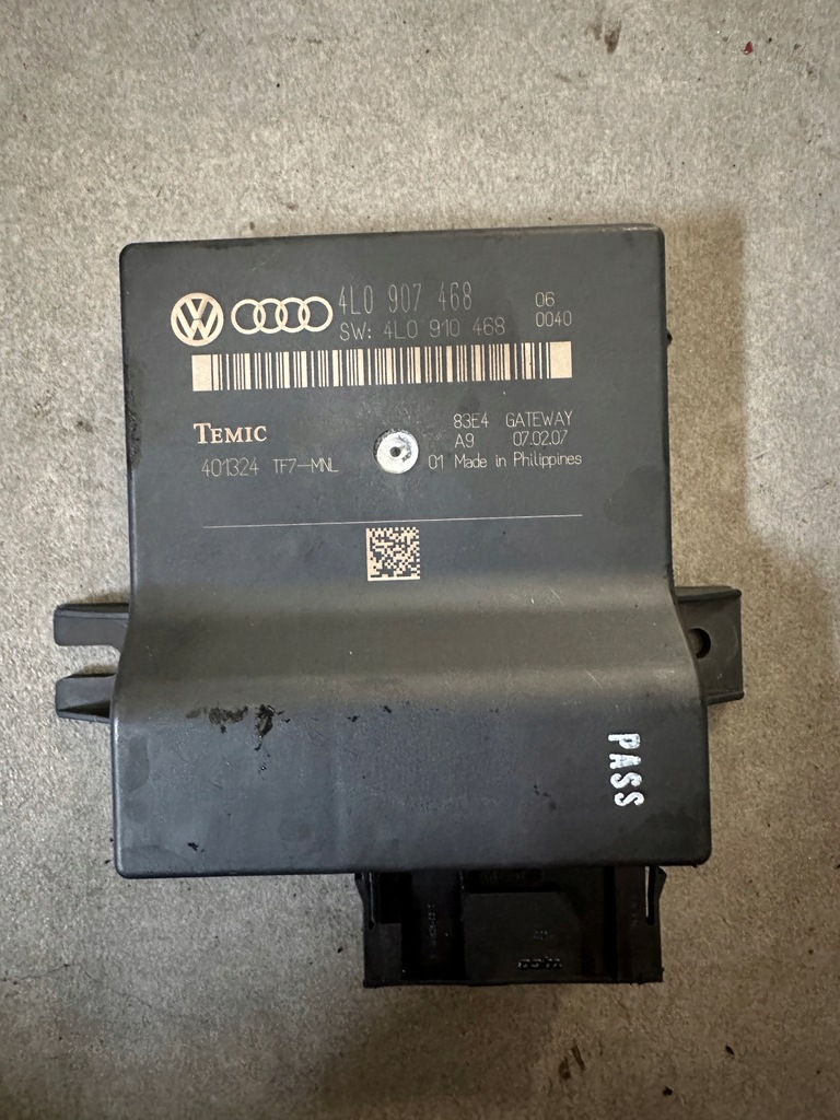 фото №1, Блок управления шлюз audi a6 c6 4f0907279