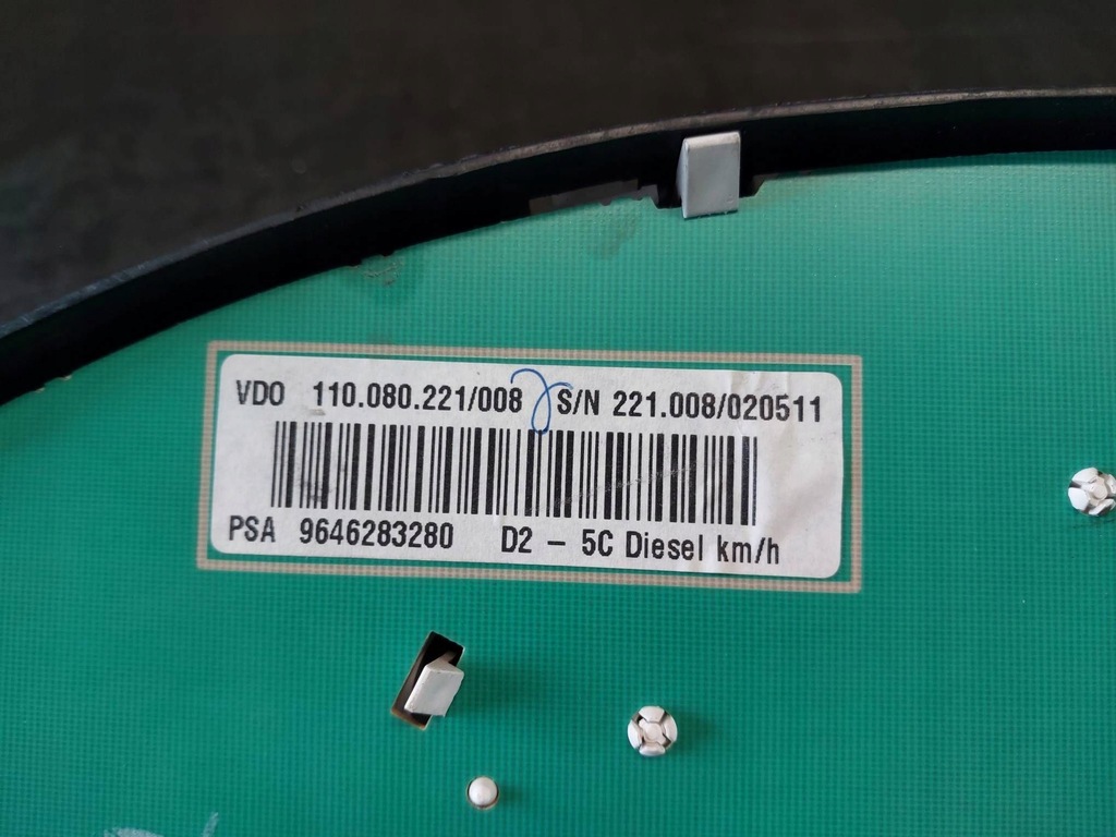 фото №9, Лічильник / спідометр peugeot 407 9646283280