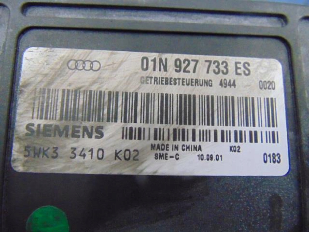 фото №6, Volkswagen passat b5 блок керування коробки передач 01n927733es