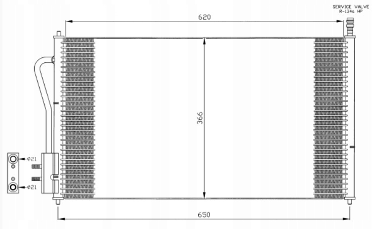 фото №5, Nrf радіатор кондиціонера ford