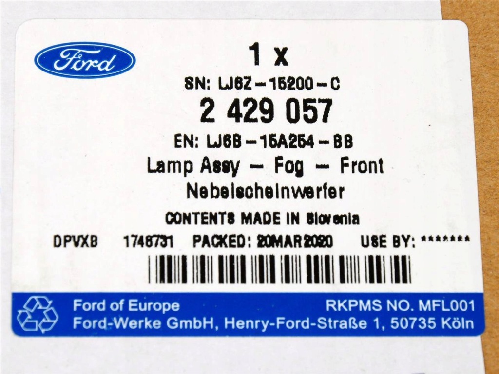 фото №4, Протитуманна фара правий kuga escape usa 20- led