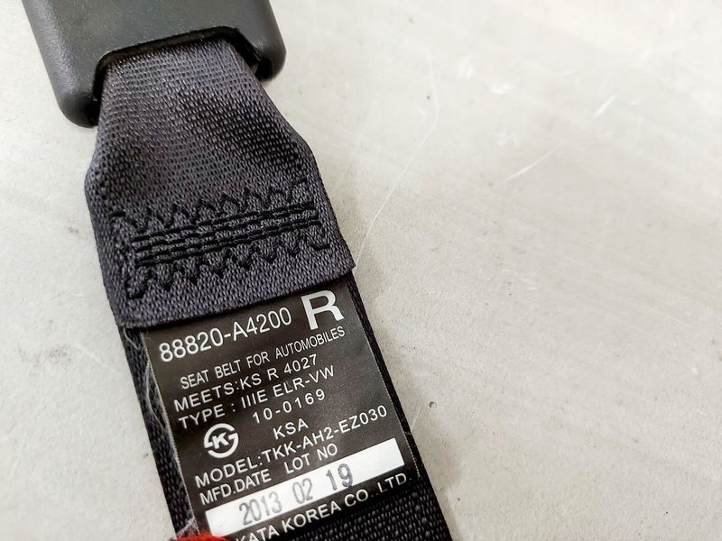 фото №13, Kia carens 4 iv pas безопасности правый перед передний uk 88820-a4200