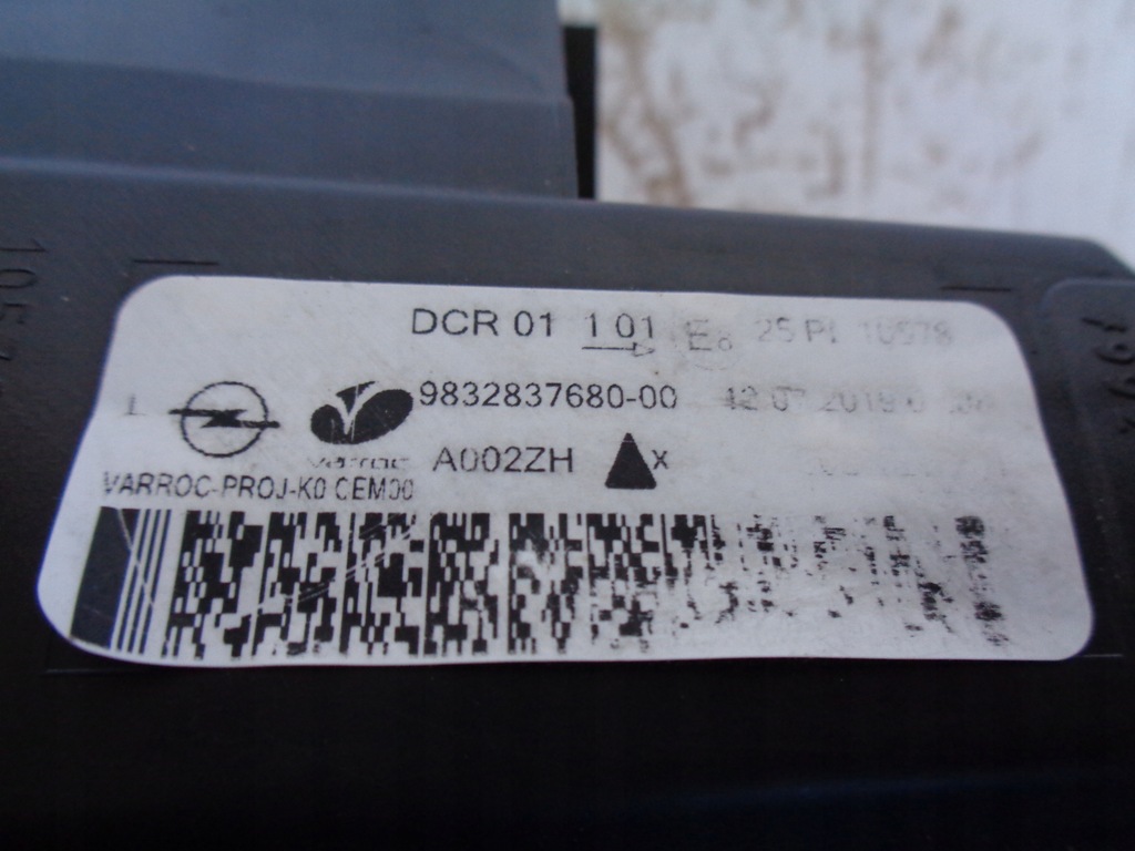 фото №8, Лампа ліва фара opel vivaro c 19- zafira d ксенон