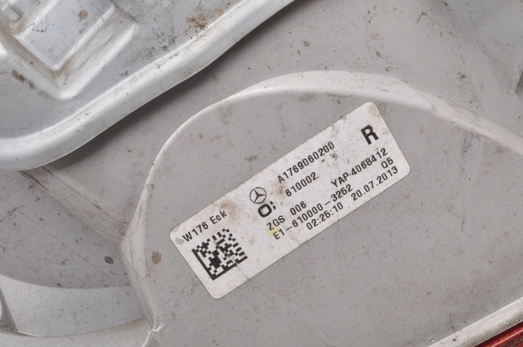 Купить Mercedes w176 лампа правая задняя правый задний  a1769060200