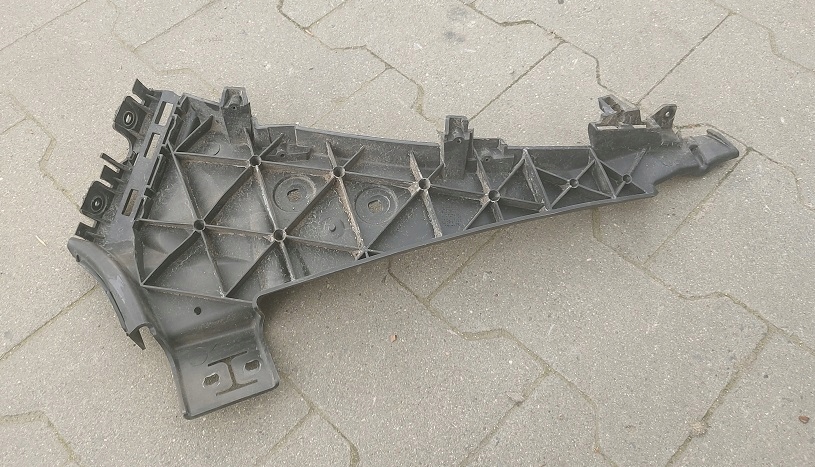 фото №1, Audi q7 4l напрямна кронштейн бампера лівий перед