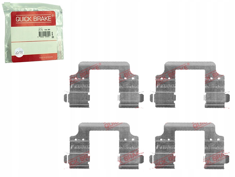 фото №1, Набор монтажный тормозных колодок перед land rover discovery i discovery iii