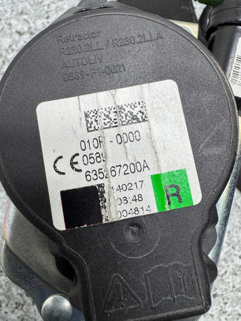 Ремень безопасности правая  перед bmw x1 f48 2015-2018 635267200a Доставка