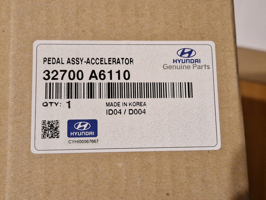 фото №5, Kia pro ceed ii forte elantra педаль газу 1.6 gdi 32700-a6110 новий оригінал