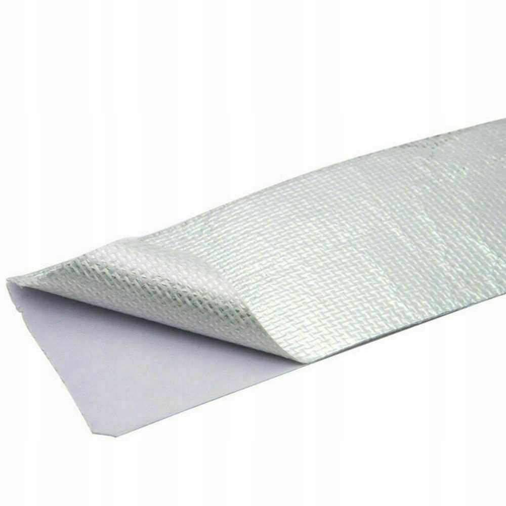 фото №12, Samoprzylepna пленка алюминиевая лента трубы выпускной изоляция тепловая 5m