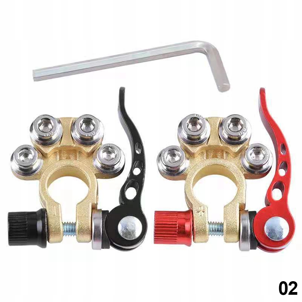 фото №1, 1 пара аккумулятор автомобильный суппорты соединитель контакт