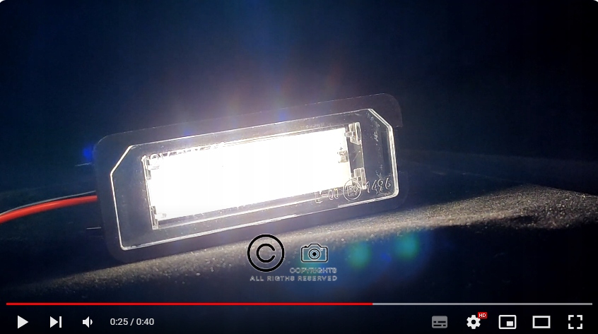 фото №15, Led ліхтарі салону vw caddy 2004 cc 2012 eos 2006 golf 2006 golf plus 2005
