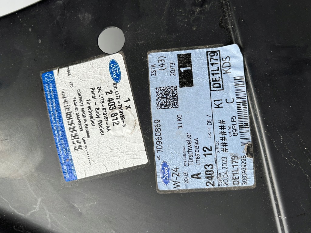 фото №4, Поріг блок двигуна лівий обшивка ford puma mk2 2403812