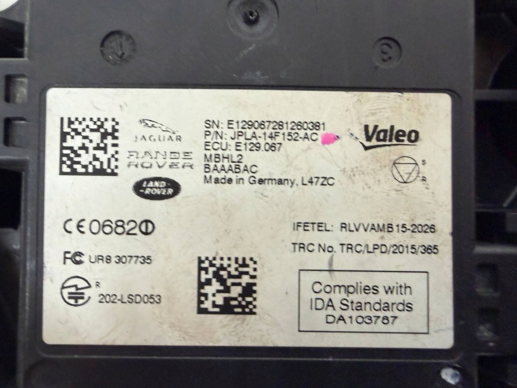 Радар модуль мертвого pola land range rover discovery v 5 jpla-14f152-ac Доставка