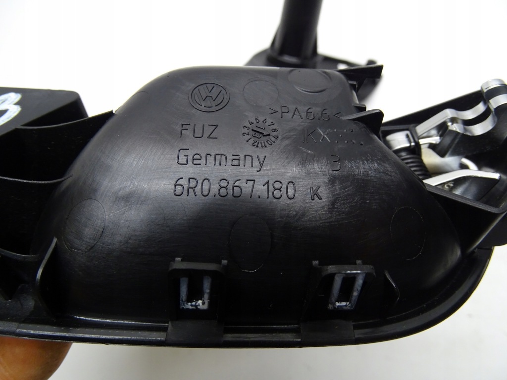 фото №7, Ручка двері внутрішня права правий перед 6r0867180 vw polo v 6r