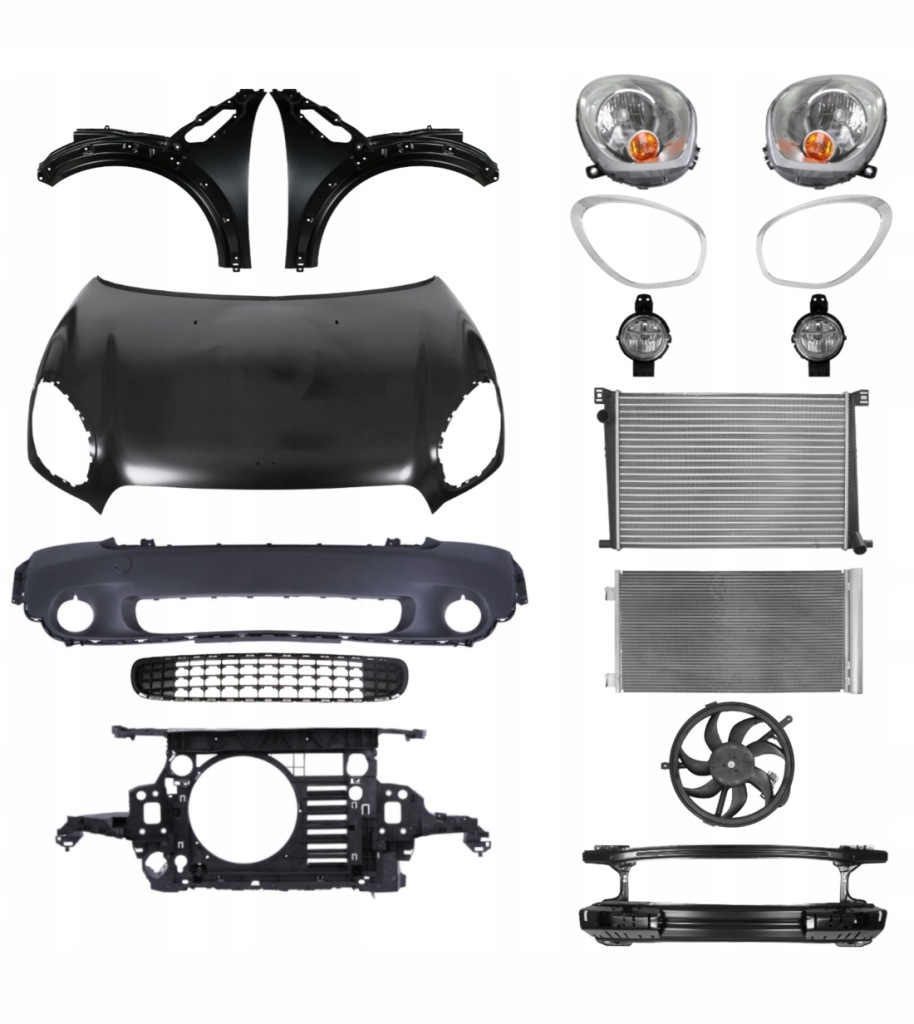фото №1, Mini countryman cooper r60 10-16 капот крила pas