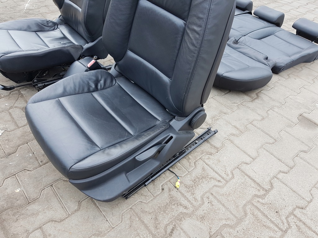 фото №7, Audi a3 8p 04-12r сиденья кожаный заднее сиденье 5d sportback