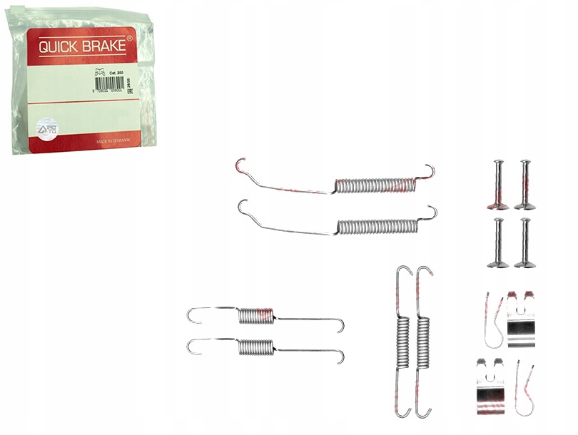 фото №1, Набір монтажний колодка гальмівних lucas ford fiesta fiesta vi ka +