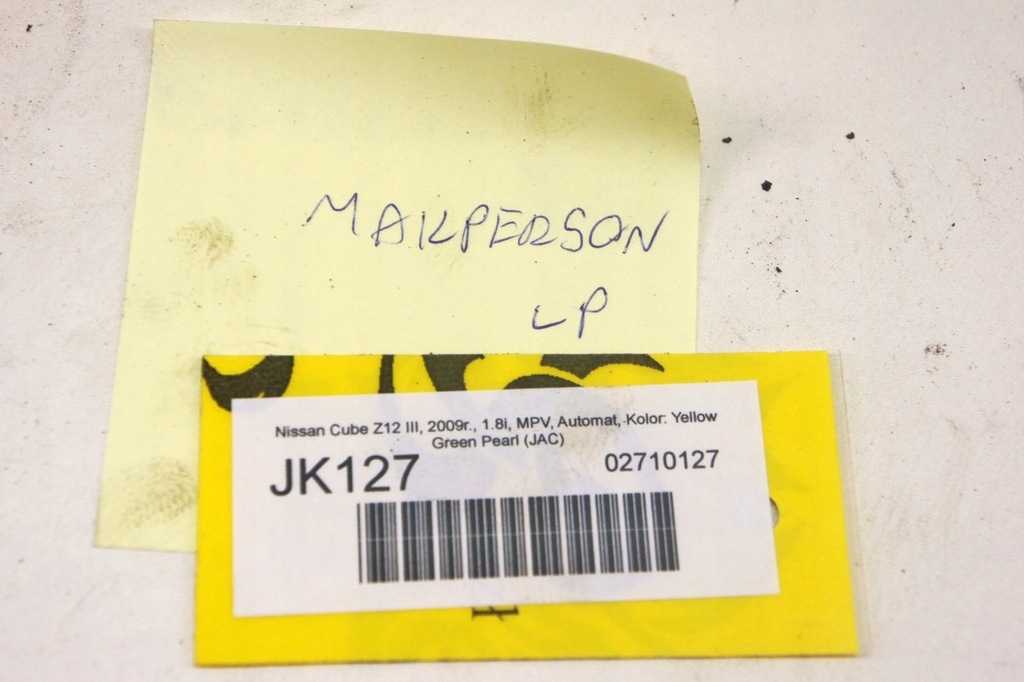 фото №6, Jk127 nissan cube iii z12 амортизатор лівий перед