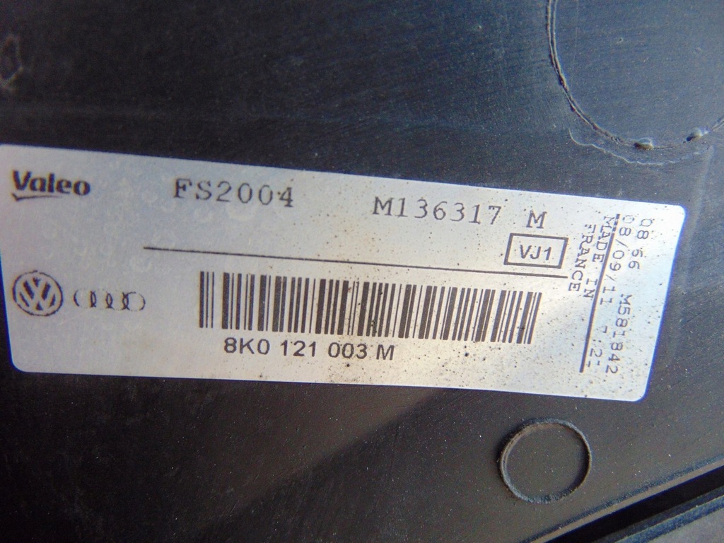 фото №11, Вентилятор радіатора audi a5 1.8 tfsi 8k0121003m + модуль 989460d