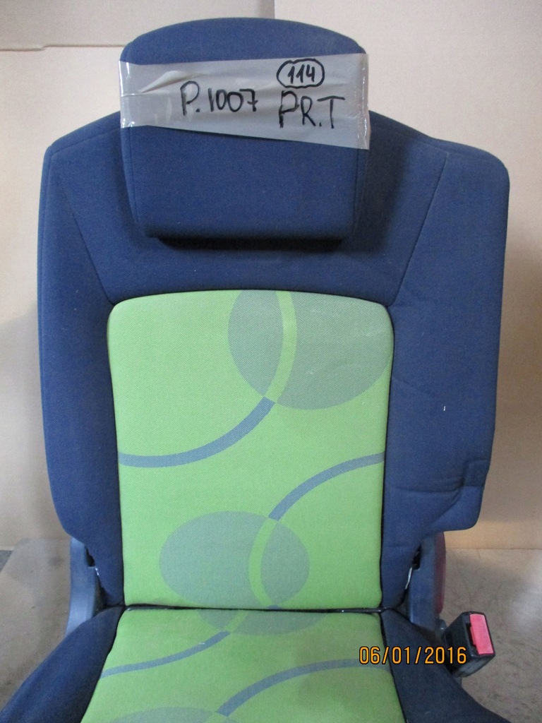 фото №4, Сидіння правий задня peugeot 1007