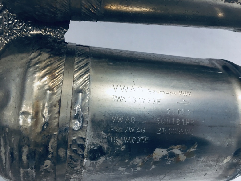 фото №2, Катализатор выхлоп vw t-roc 17- 2.0 tsi dnna 190km