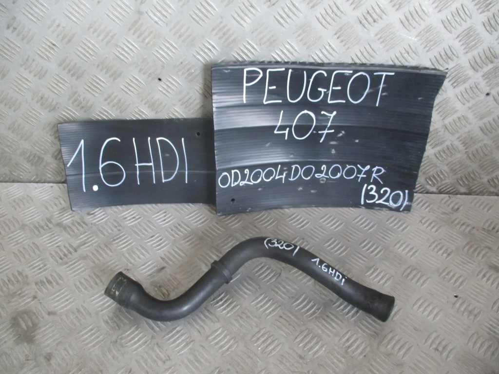 фото №6, Труба wody peugeot 407 04-10r 1.6hdi