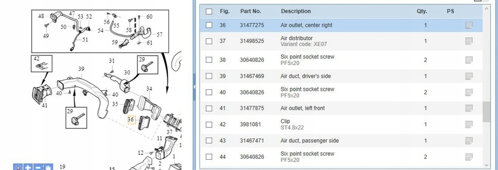 фото №5, Volvo s60 2019 ґрати обдув