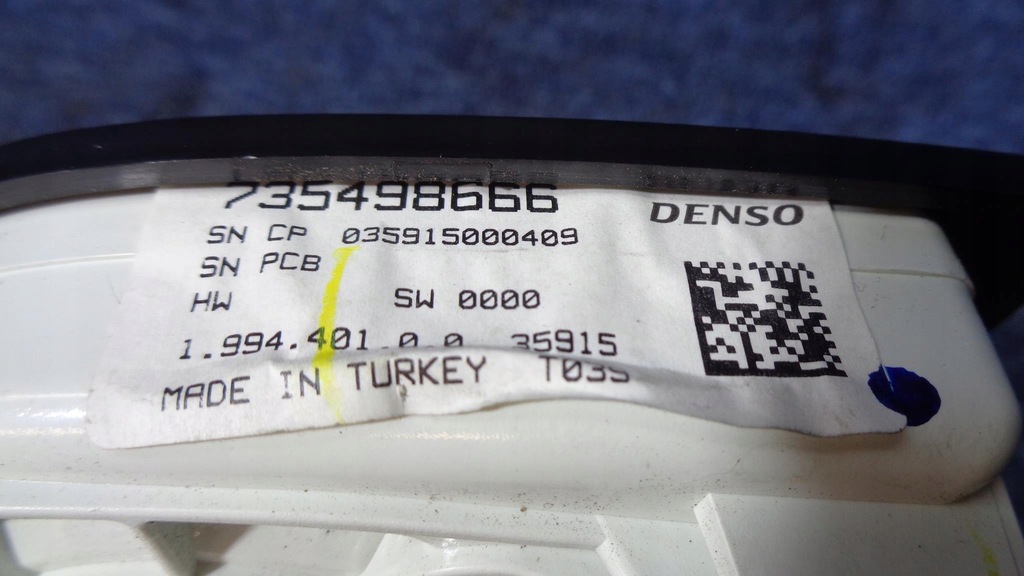 фото №10, Панель блок управления обдув fiat doblo 2 ii opel combo d