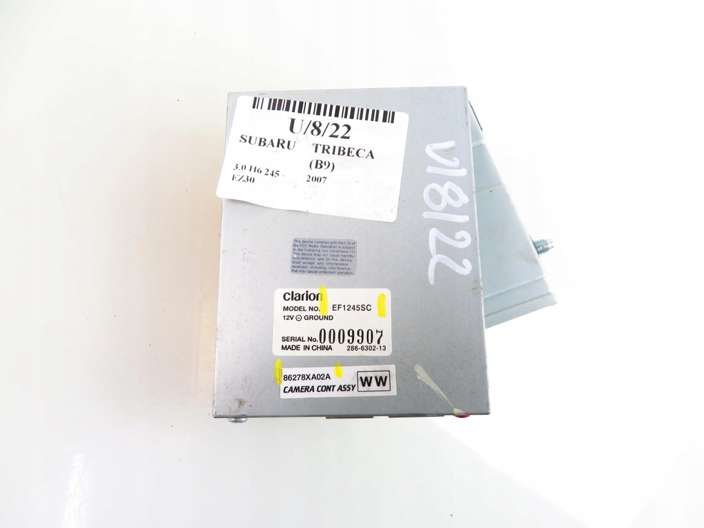 фото №1, Модуль subaru tribeca 3 ef1245sc 86278xa02a