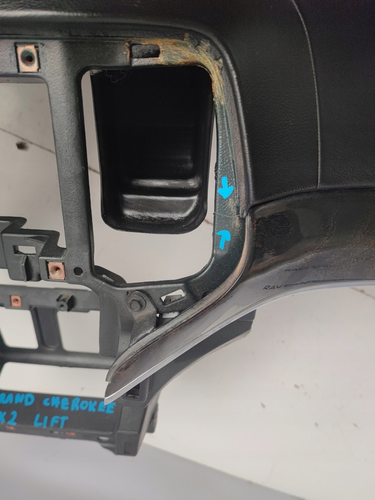 фото №16, Панель приладів консоль подушка безпеки подушка датчик jeep grand cherokee iv wk2 lift