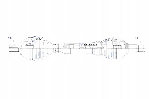 Приводной вал приводная volvo xc60 2.0t 2008-2013 левая atm powershift mps6 nty Доставка
