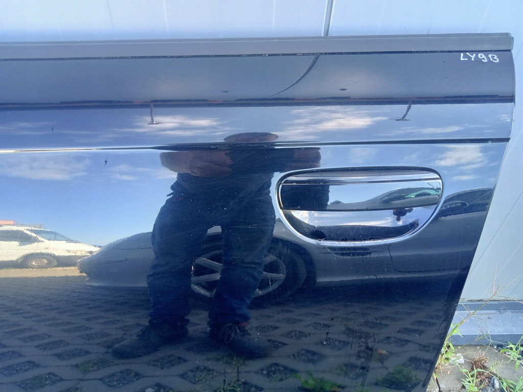фото №7, Двері лівий перед audi a6 c6 lift чорні ly9b
