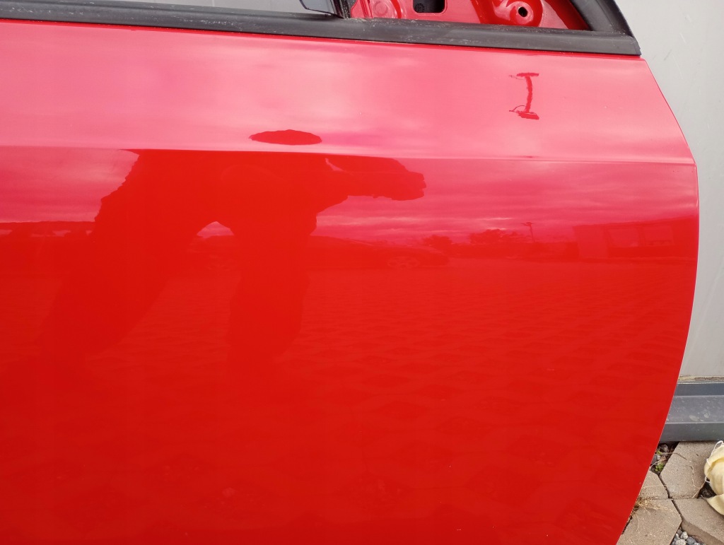 фото №8, Дверь правый перед красные skoda octavia iii lift lf3k