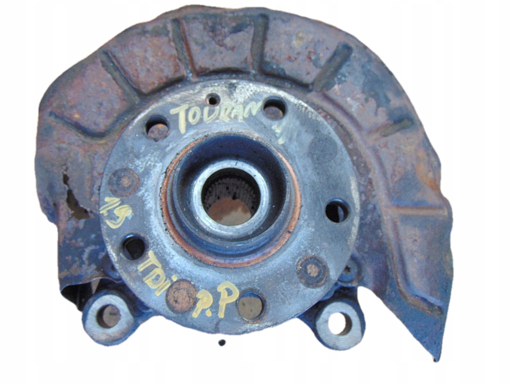 фото №1, Vw touran 1.9tdi 04r поворотний кулак ступиця правий перед