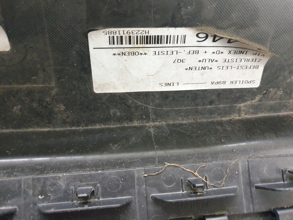 фото №7, Бампер audi a4 b9 8w 8w0 8w9 avant kombi 2020-2024 lift po рестайлинг оригинальный номер