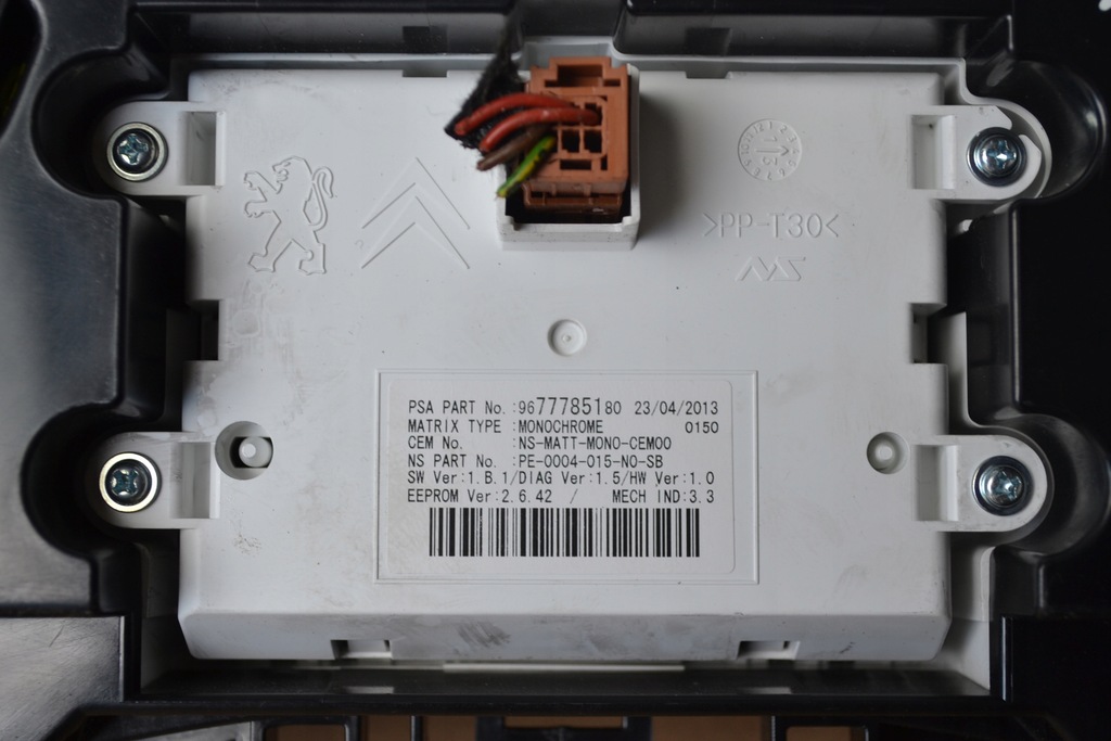 фото №6, Лічильник прилади peugeot 3008 5008 9804263880