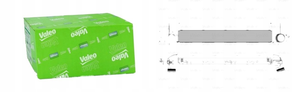 Купити Valeo 818574 радіатор повітря наддувний