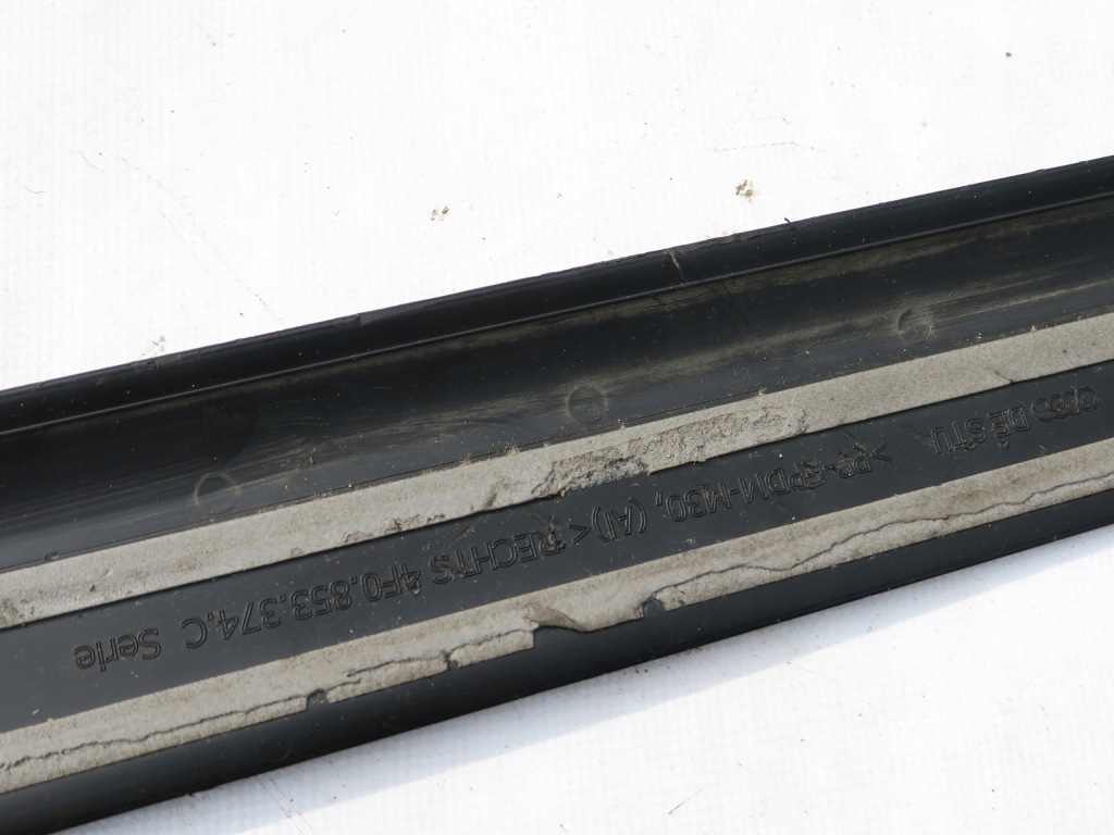 Накладка  порога  правый  передок  s line audi a6 c6 04-11 Цена