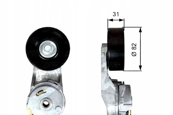 фото №2, Gates ролик натягувача chevrolet captiva 2.4 4wd c