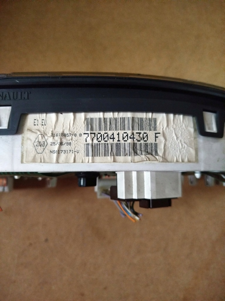 фото №3, Счетчик спидометр renault clio ii 7700410430f #3