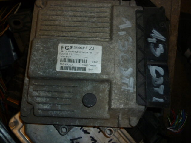 фото №1, Бортовий комп'ютер opel 1,3 cdti 55196352zj блок керування